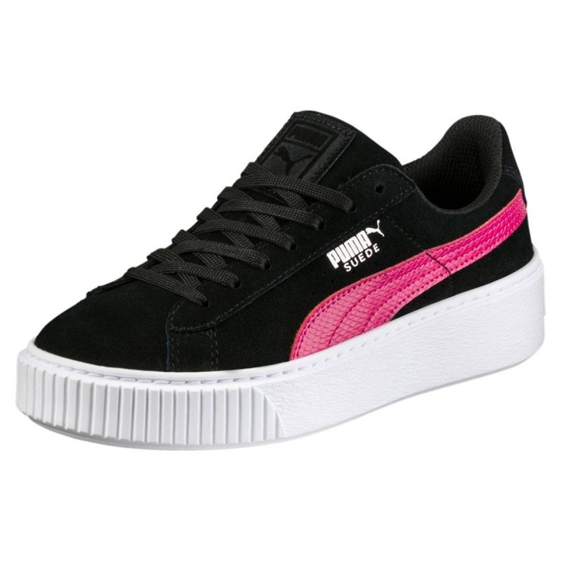 Puma Suede Platform Snk Jr 363906 01 skor svart
