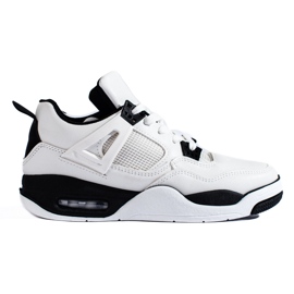 Svarta och vita sneakers med tjock sula från Shelovet