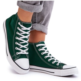 FR1 Klassiska Sneakers för kvinnor High Green Remos grön