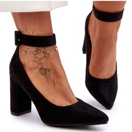 Mocka Elegant Pumps Black Gloria svart