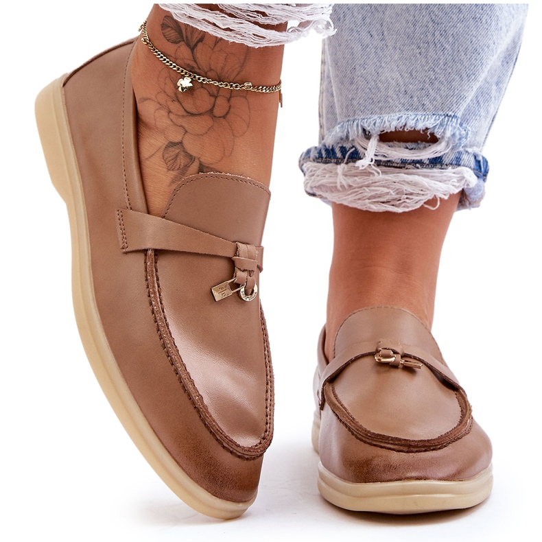 PM1 Klassiska Loafers för kvinnor Brun Cortez