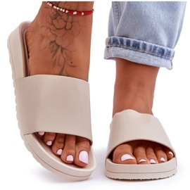 Klassiska Damtofflor Beige Rolien