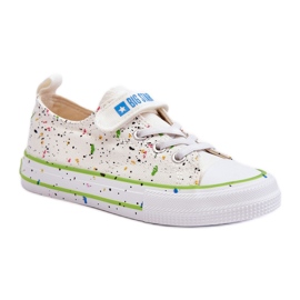 Sneakers med kardborreband för barn Big Star LL374062 Vit