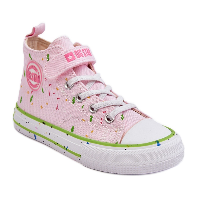 Mönstrade Sneakers för barn Big Star LL374051 Rosa