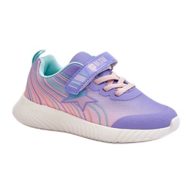Lätta barnsportskor Memory Foam System Big Star LL374151 Lila violett