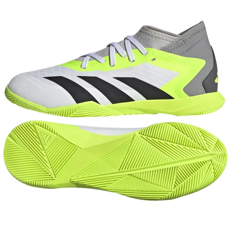 Adidas Predator Accuracy.3 In Jr IE9449 fotbollsskor vit vit