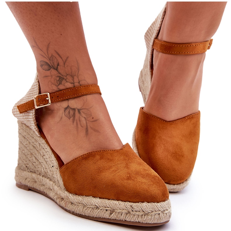 Mocka Wedge Sandaler Brun Selfoss