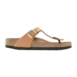 Birkenstock Gizeh Bs W 1025062 tofflor brun