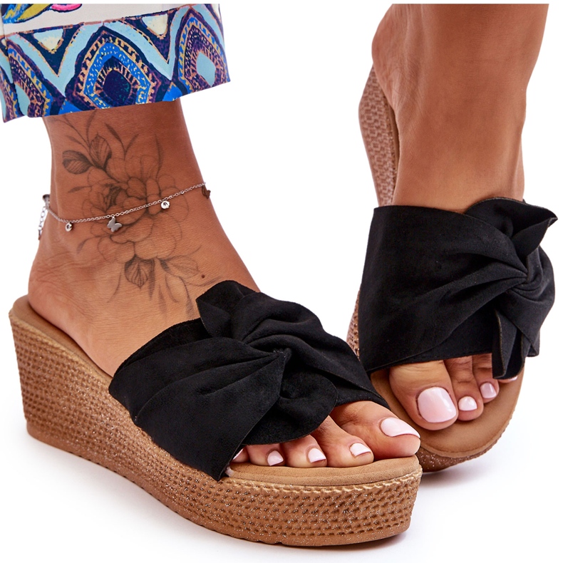 Slides för damer Svart Calama