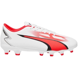 Puma Ultra Play FG/AG Jr 107530 01 fotbollsskor vit vit