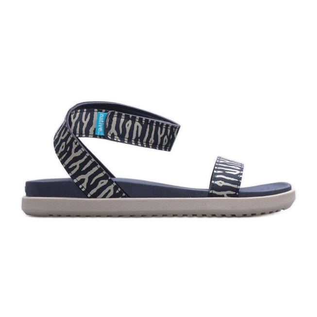 Native Juliet Print Sandaler W 61309801-8983 blå