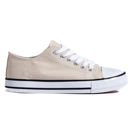 Shelovet klassiska beige sneakers