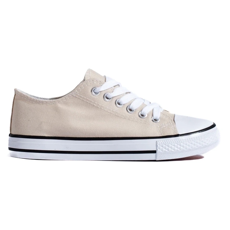 Shelovet klassiska beige sneakers