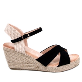 Willa Svarta espadrillesandaler