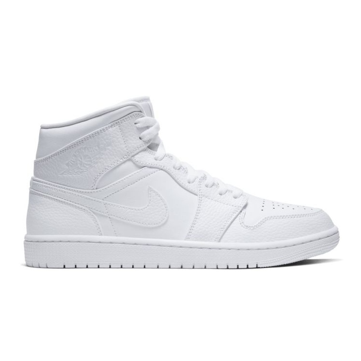 Nike Air Jordan 1 Mid M 554724-130 skor vit