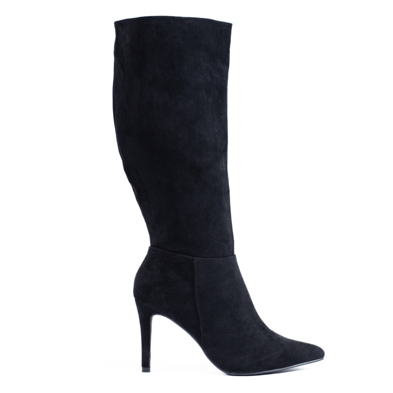 Svarta klackskor i mocka från Shelovet