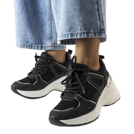 Svarta wedge sneakers från Echeverri