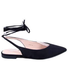 Dentoni Svarta balettkläder med snörning