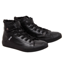 Isolerade svarta sneakers för män Big Star Y174020F
