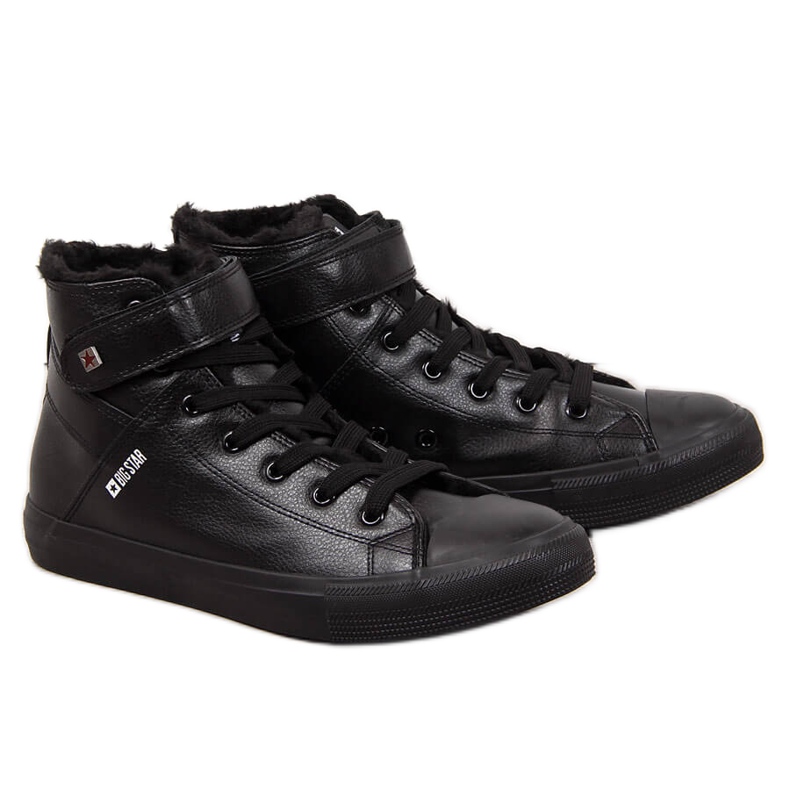 Isolerade svarta sneakers för män Big Star Y174020F
