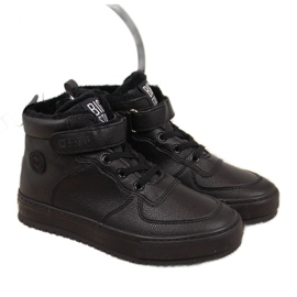 Barnsneakers isolerade svarta Big Star GG374040