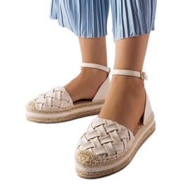 Beiga espadrillor från Gour beige
