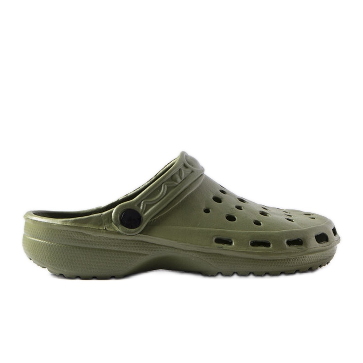 Gröna Slof foam tofflor för män