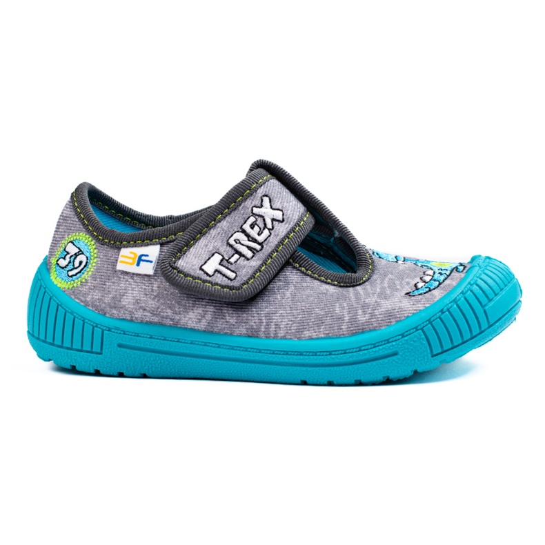 SHELOVET Gråa tofflor för dagis för en pojke 3F