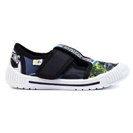 SHELOVET Barntofflor med en 3F bil svart