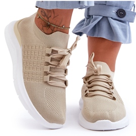 PG1 Klassiska damsportskor Beige Nickilla