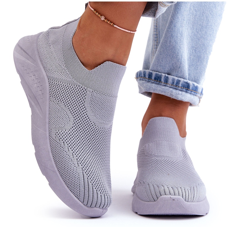 PG1 Slip-On Sportskor Dam Grå Claris