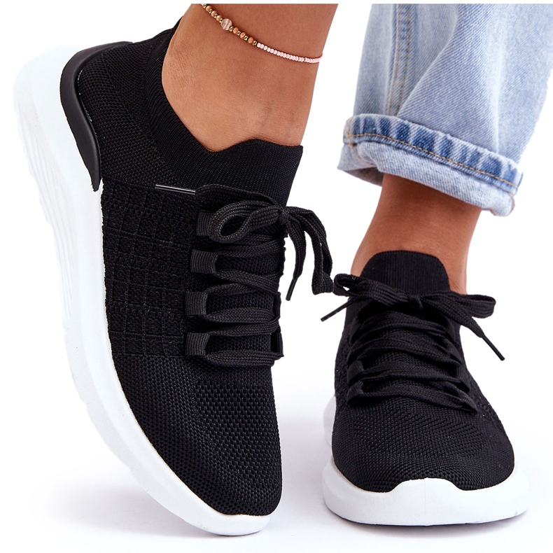 PG1 Klassiska damsportskor svart nickel