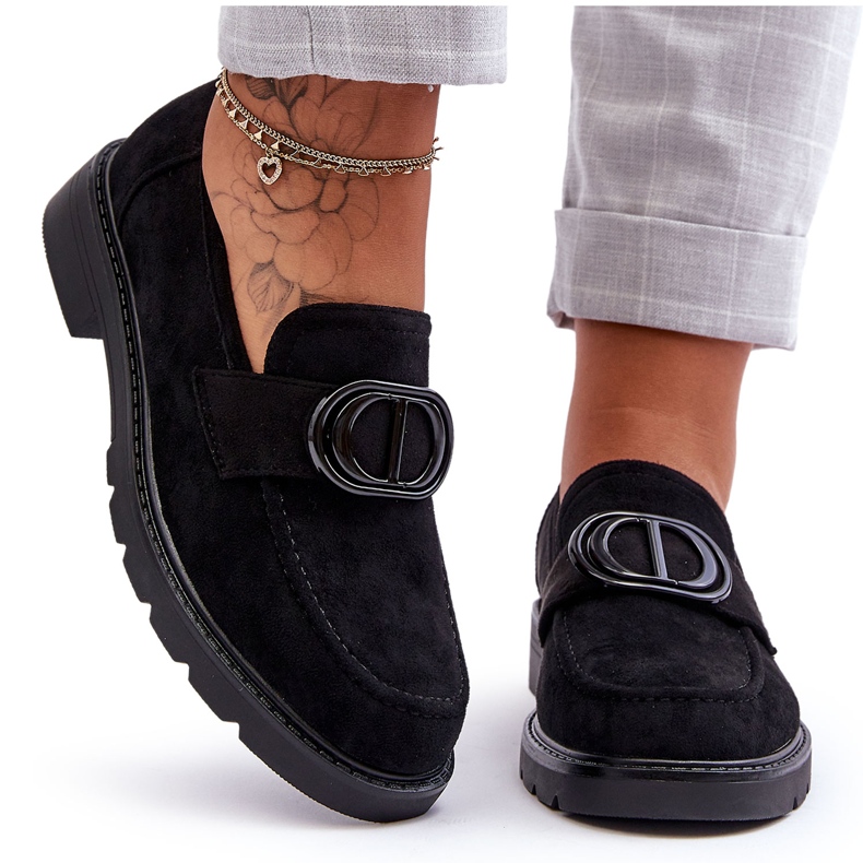 PG1 Mocka Platform Loafers Black Jarren svart