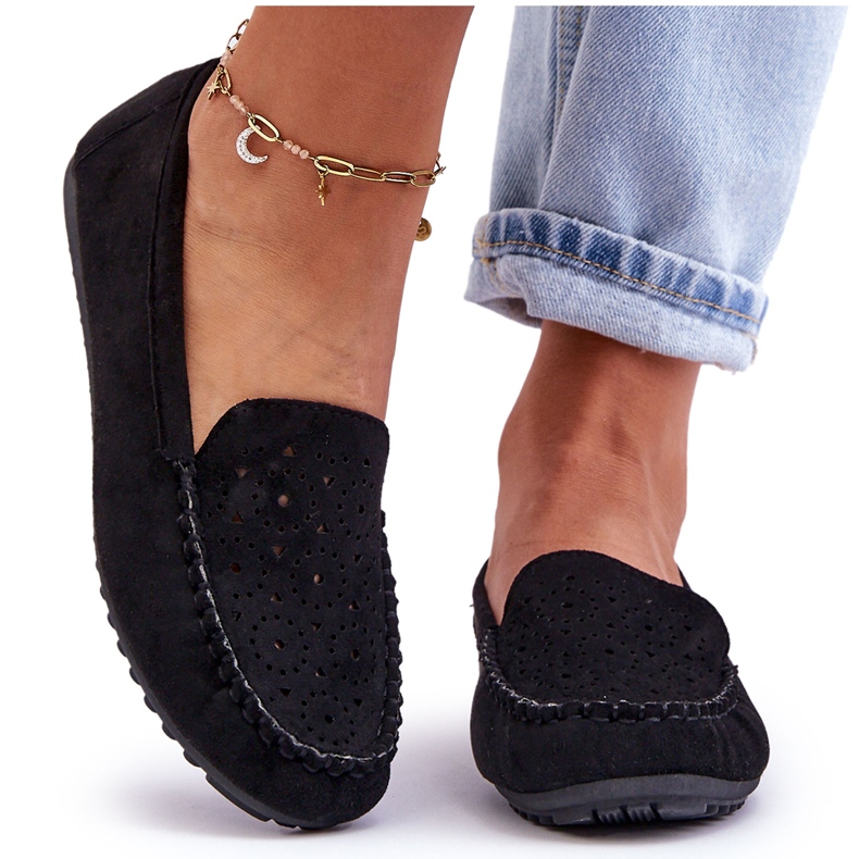 Mocka Loafers damer Svart Molly