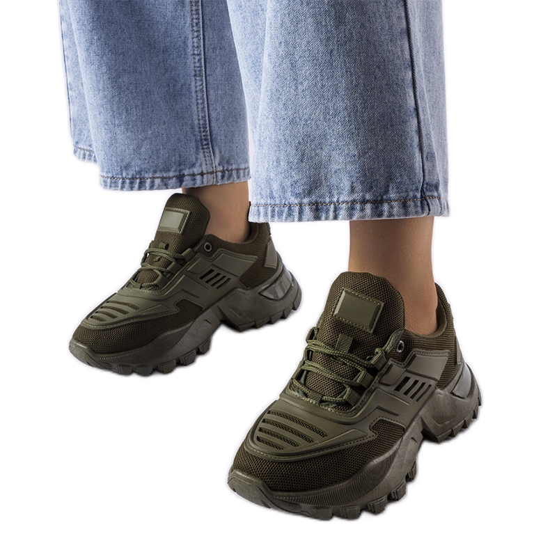 Inna Sportskor för dam AL003 Grön