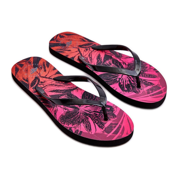 Klassiska flip Flops 4F 4FSS23FFLIF060-90S Svart och Rosa
