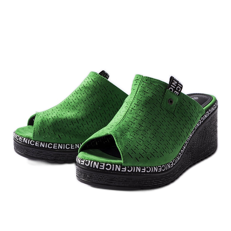 Gröna sandaler från Fulvia