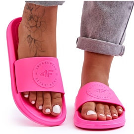 Sporttofflor dam 4F 4FSS23FFLIF069-53S Fuchsia rosa