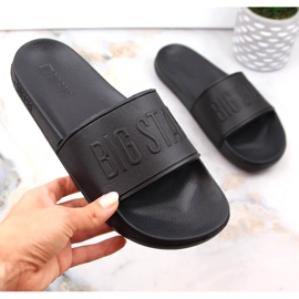 Ljussvarta skumtofflor Big Star MM274715