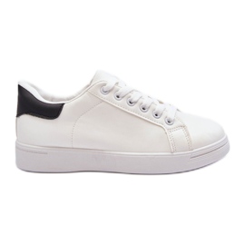 Klassiska sportskor för kvinnor, vit och svart Corrine