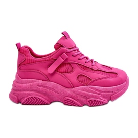PG1 Chunky Platform Sneakers dam Fuchsia Agnenia rosa