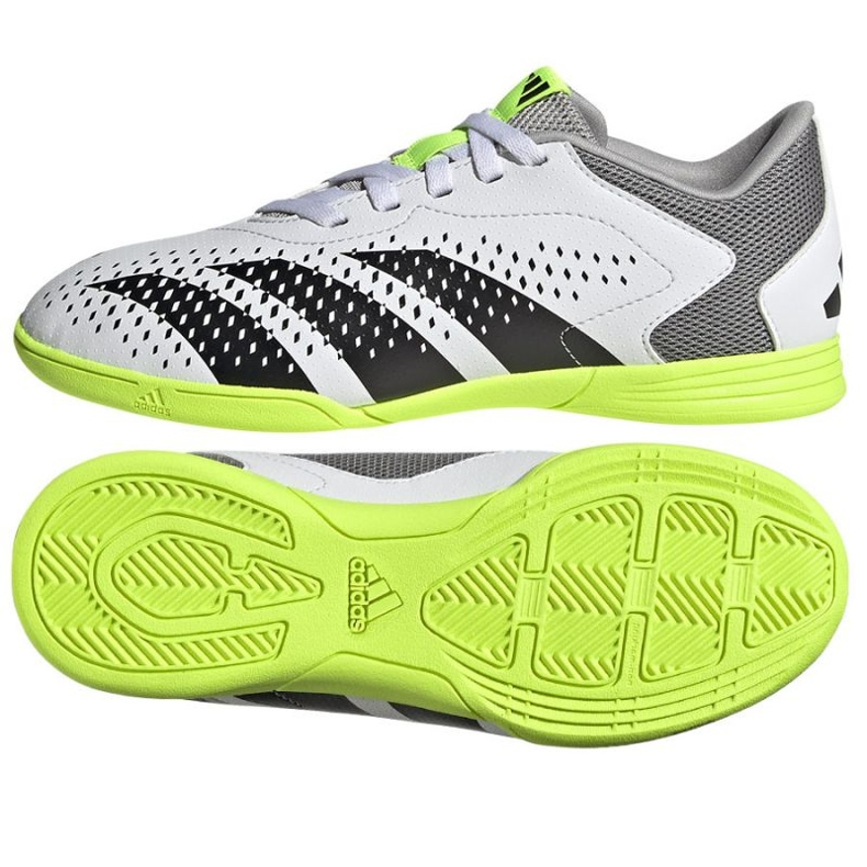 Adidas Predator Accuracy.4 In Jr IE9440 fotbollsskor vit vit