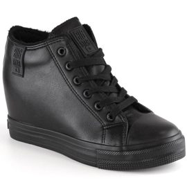 Big Star W INT1899A isolerade wedge sneakers svarta