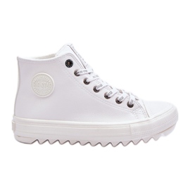 Dam Sneakers Big Star High Warm White GG274108 vit