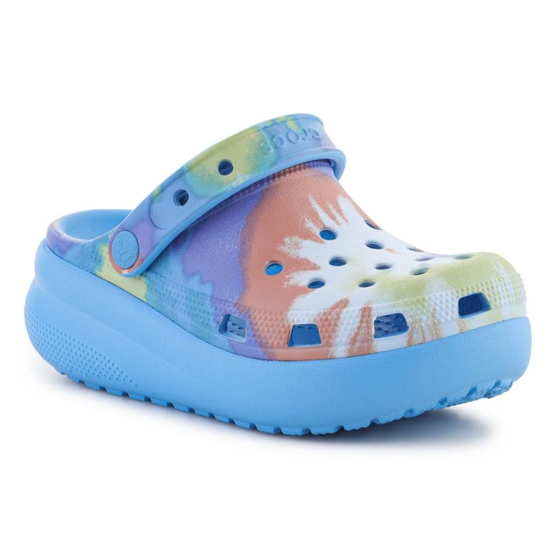 Crocs Classic Tie Dye Cutie Clog K Jr 208083-4KT blå
