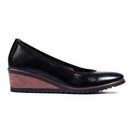 Svarta eleganta wedge pumps från Potocki
