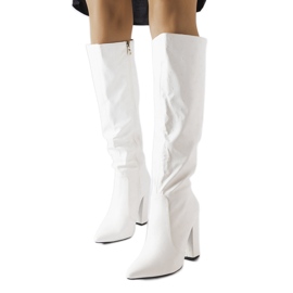 Vita stövlar X8266 Vita svart