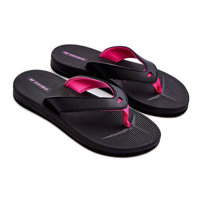 Flip Flops dam 4F 4FSS23FFLIF061-21S Svart-rosa