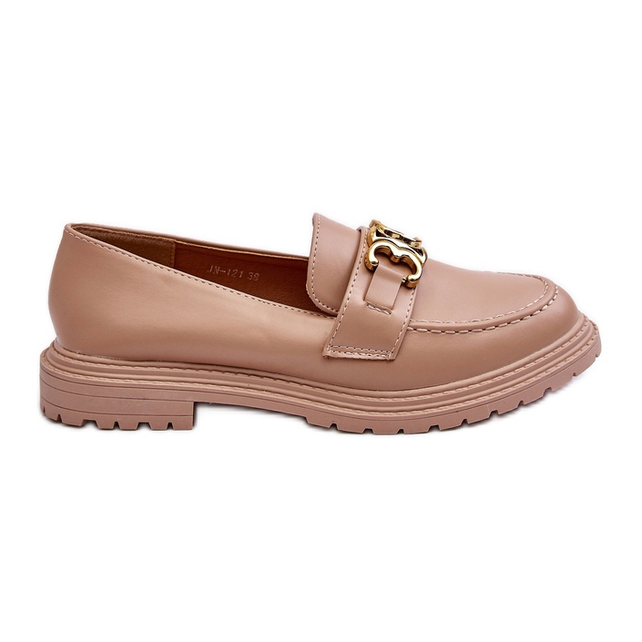 PS1 Plattklackade Loafers för kvinnor Beige Sincias