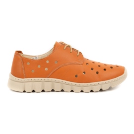 WASAK Damskor läder sneakers 0692W orange